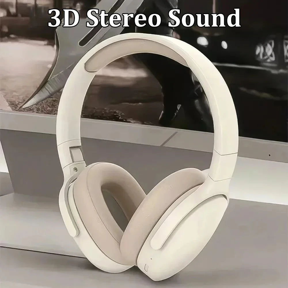 Bluetooth 5.3 Headsets Gaming Headphones Dual Mode Wireless Earphones Foldable Noise Reduction