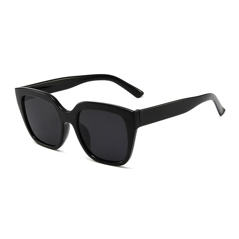 Men Women Shades Big Frame Outdoor UV400 Sun Glasses Black White