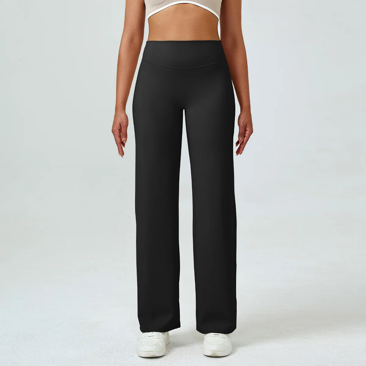 Yoga Pants High Waist Straight Wide Leg Pants Slim-fit Hip-lifting Slimming Yoga Clothing Sports Breathable Quick-drying Fitness