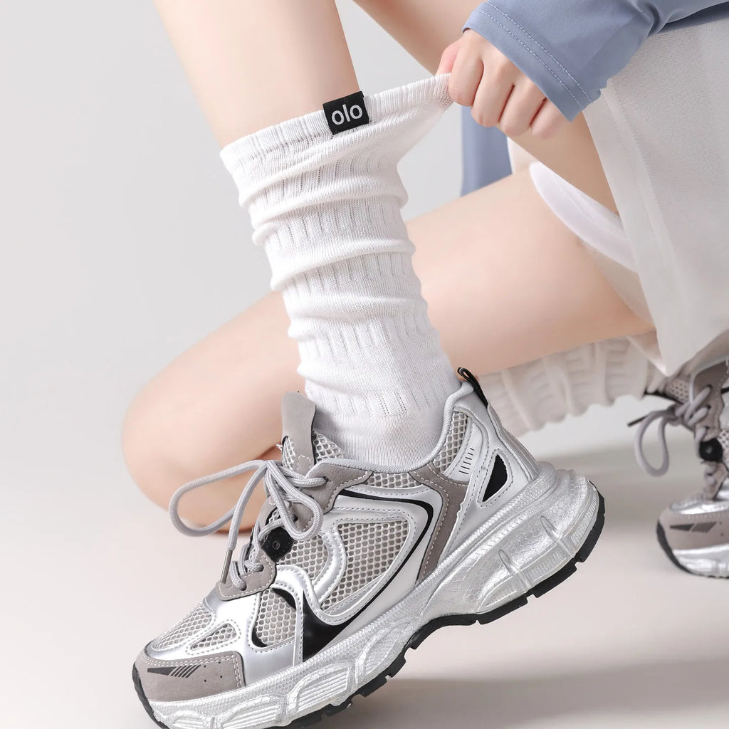 Yoga Socks Knitted Cotton Breathable Indoor Floor Dance Sports Socks Professional Silicone Anti-slip Gym Fitness Pilates Socks