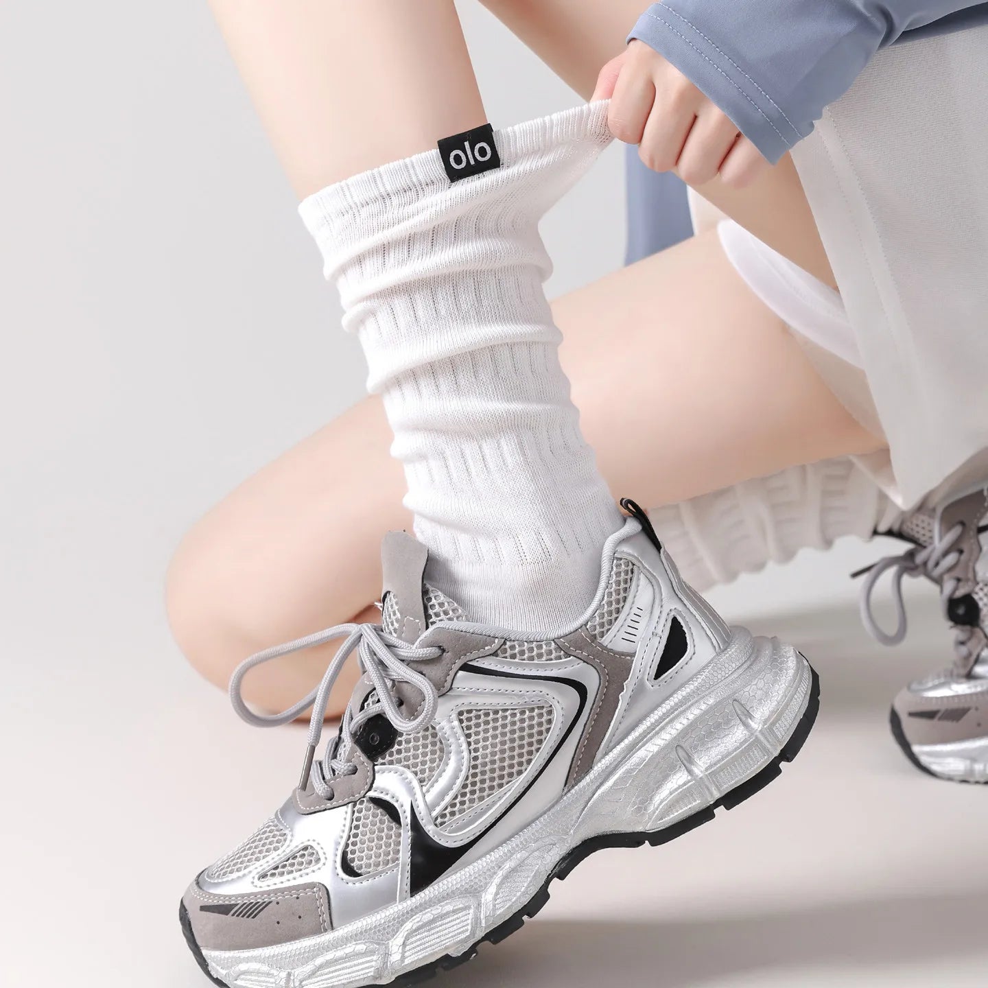 Yoga Socks Knitted Cotton Breathable Indoor Floor Dance Sports Socks Professional Silicone Anti-slip Gym Fitness Pilates Socks