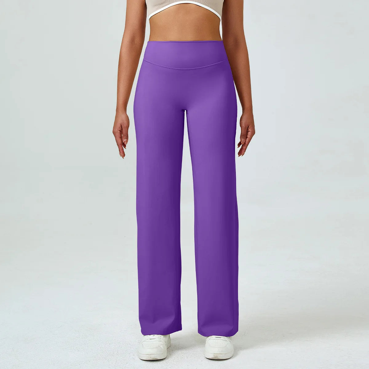 Yoga Pants High Waist Straight Wide Leg Pants Slim-fit Hip-lifting Slimming Yoga Clothing Sports Breathable Quick-drying Fitness