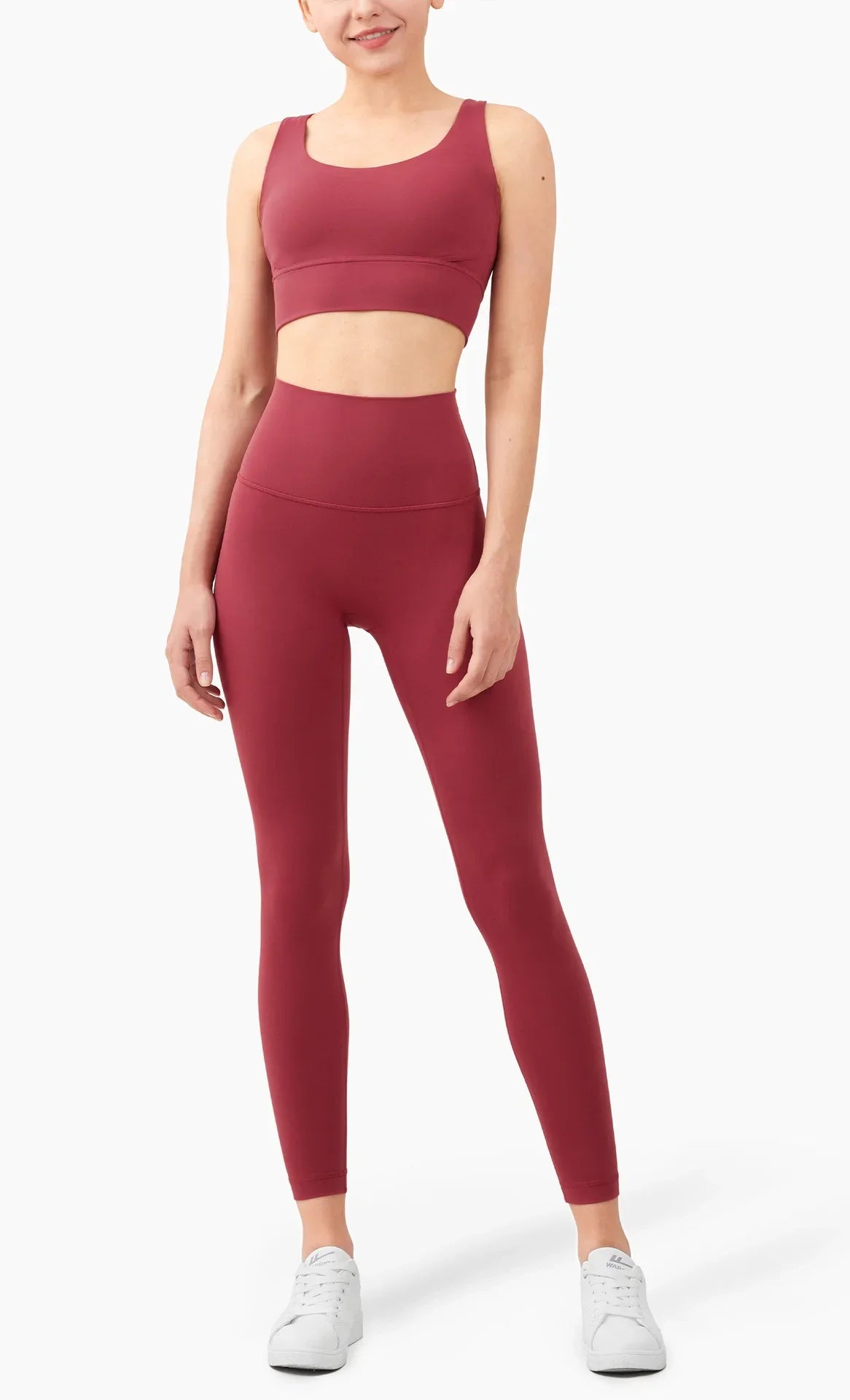 Summer New 2 Piece Yoga Clothes  Women's Tracksuit Athletic Cross Back Nylon Yoga Top Women Sports Bra Leggings Pilates Fitness