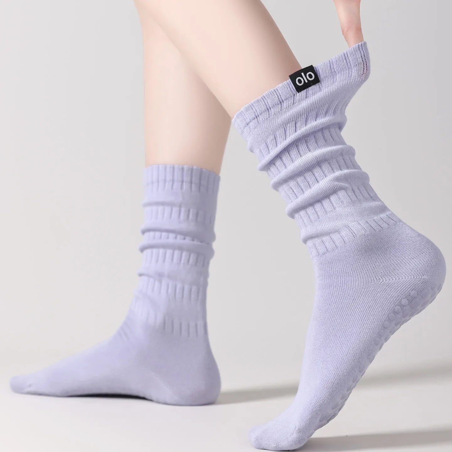 Yoga Socks Knitted Cotton Breathable Indoor Floor Dance Sports Socks Professional Silicone Anti-slip Gym Fitness Pilates Socks