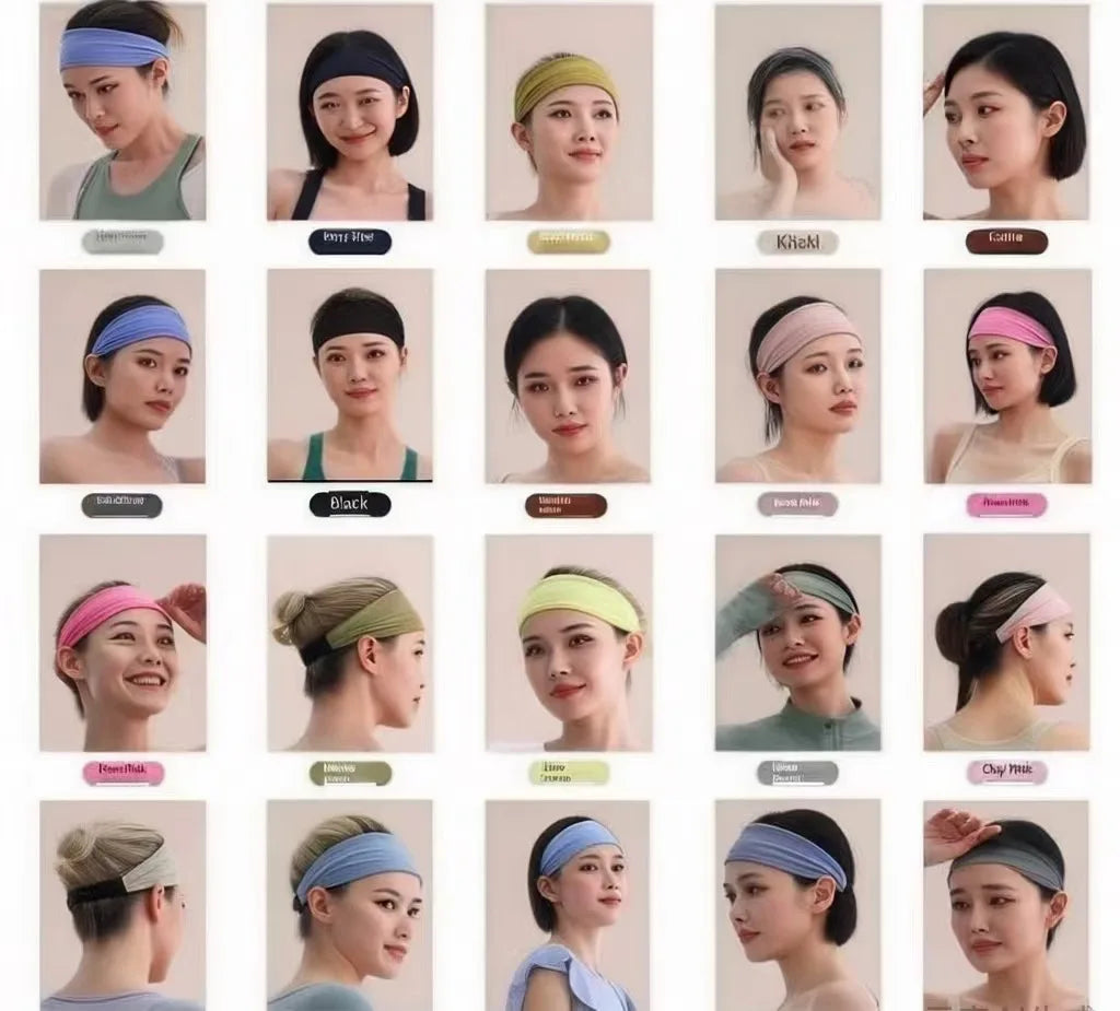 yoga Sports headband for men and women Sweatwapping headband Edge Yoga headband Headband